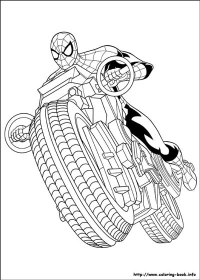Ultimate Spiderman Coloring Pages