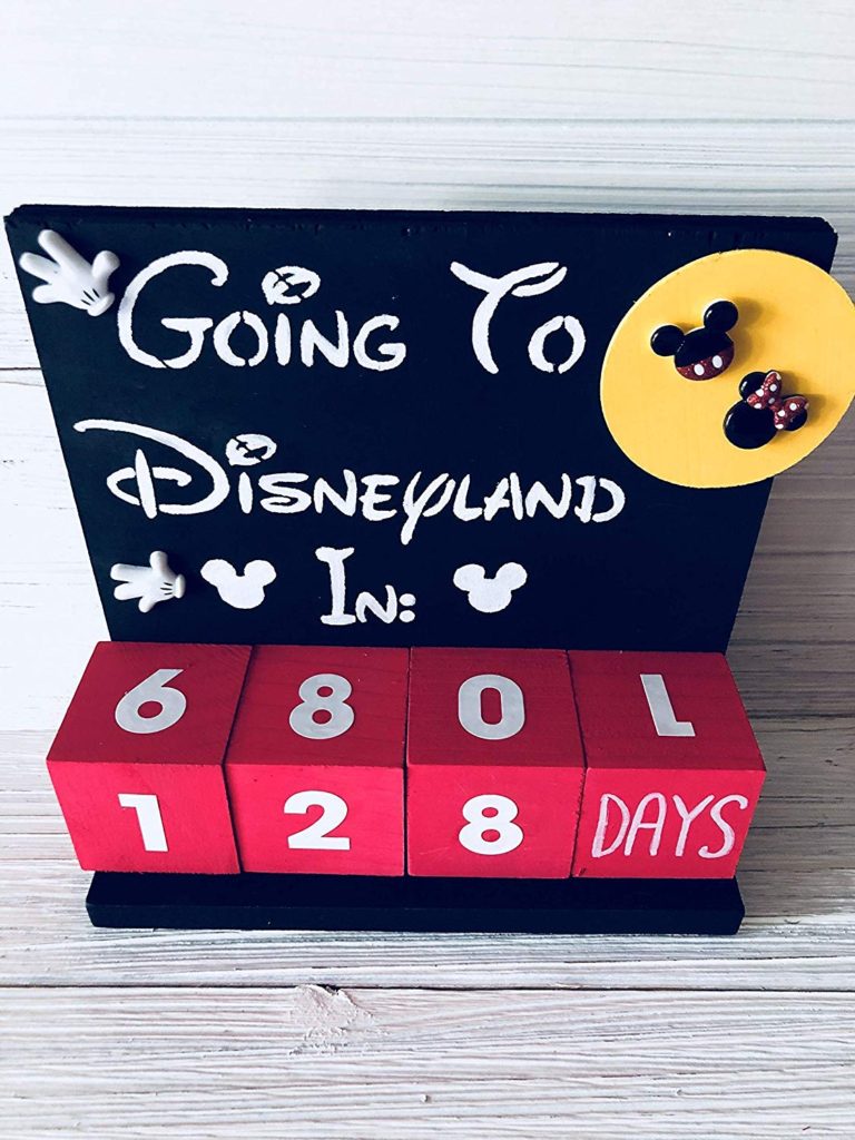 Disneyland countdown calendar