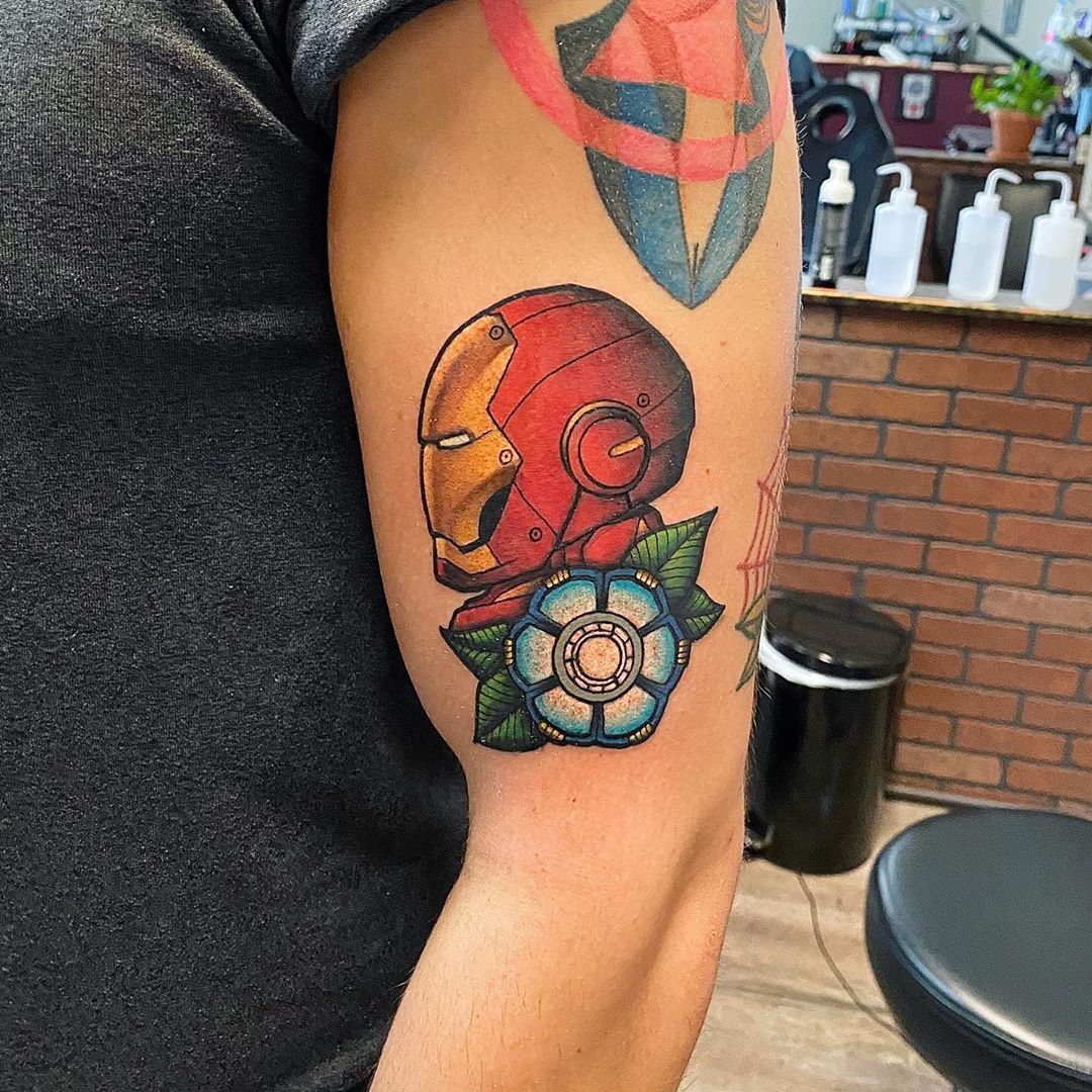 UPDATED: 40 Bold Iron Man Tattoos (March 2020)