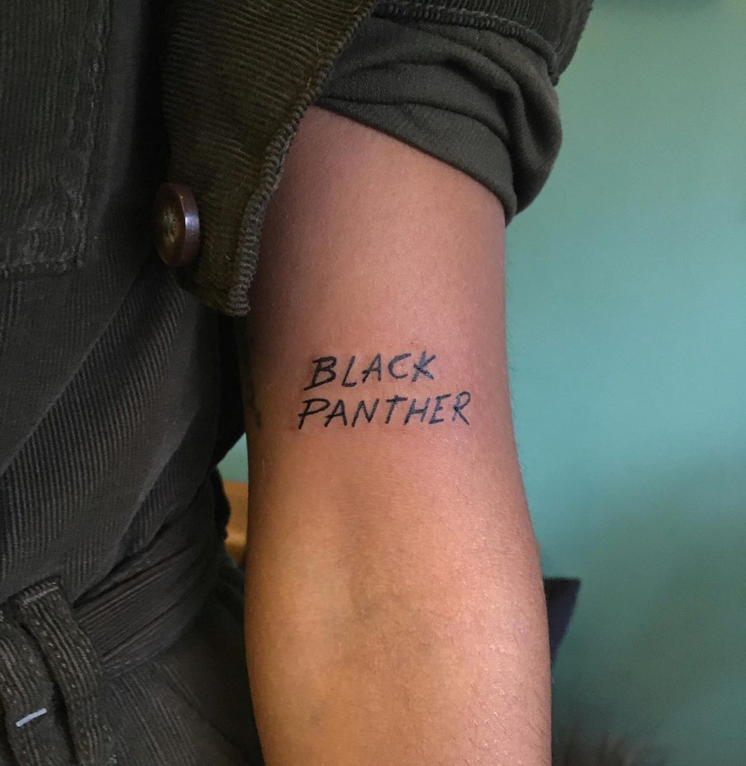 Look at this Black Panther Tattoo idea