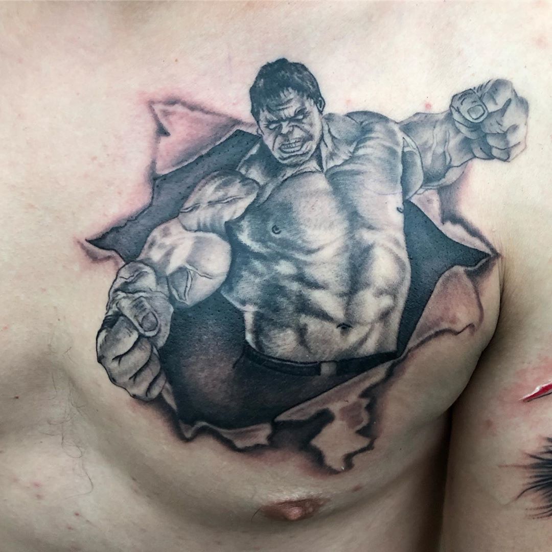 Tattoos Designs Incredible Hulk