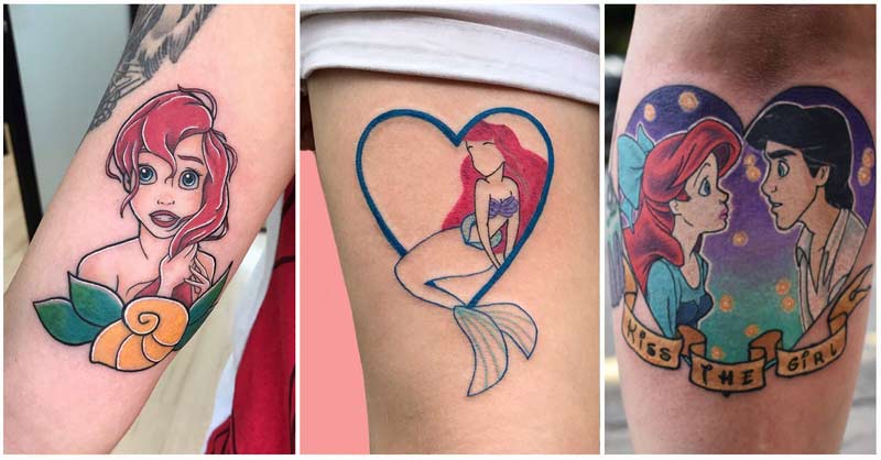 The Little Mermaid Tattoos