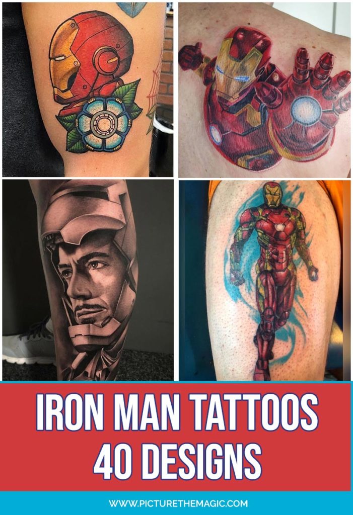 40 Bold Iron Man Tattoos! These are the best Iron Man tattoo ideas of the year. Tony Stark, the original member of the Avengers, comes to life as the superhero we love in these Iron Man tattoo designs.