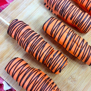 tigger tail treats on a skewer