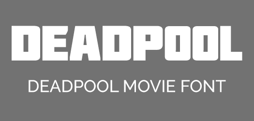 Deadpool Font
