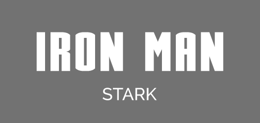 Iron Man font