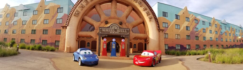 Cars mural at Art of Animation resort