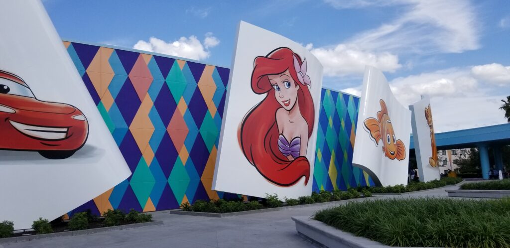 Little Mermaid sign outside Disney's Art of Animation resort