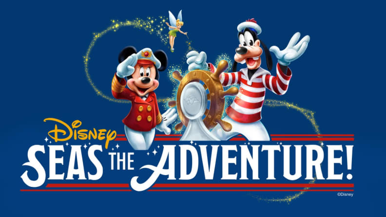 Disney Seas the Adventure show on the Disney Wish cruise ship of Disney Cruise Line