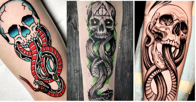 UPDATED] 40 Frightful Death Eater Tattoos