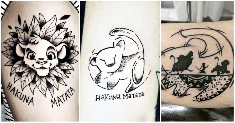 Simba Lion King Tattoo by London Reese TattooNOW