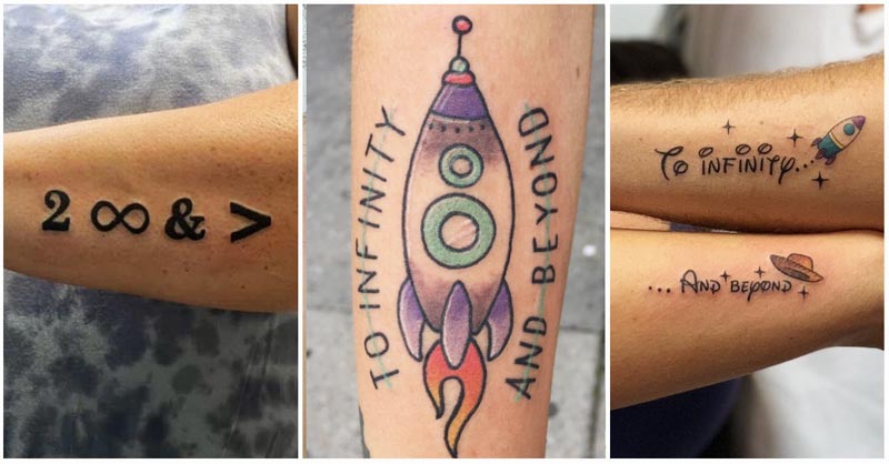 To Infinity & Beyond Tattoo Designs