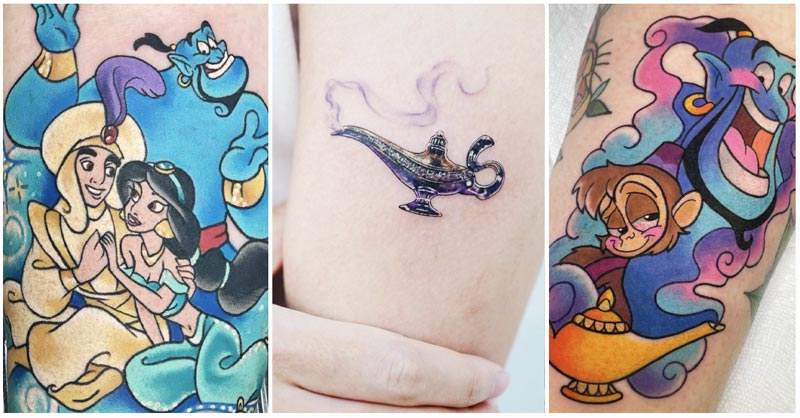 UPDATED] 40 Aladdin Tattoos for Your Next Magic Carpet Ride