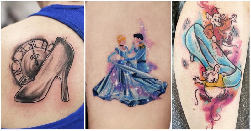 Cinderella Tattoo Designs