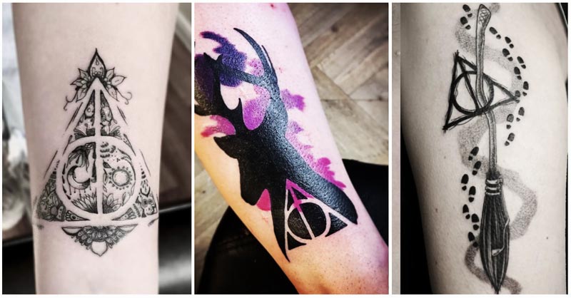 Deathly hallows harry potter tattoo ideas