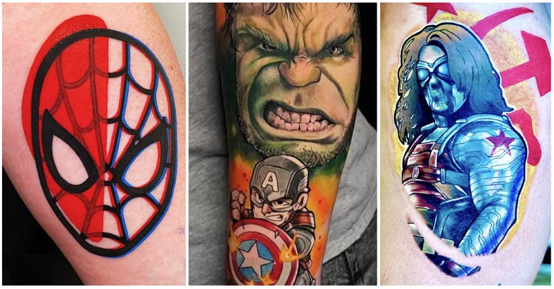 Marvel Tattoo Design Ideas and Inspiration