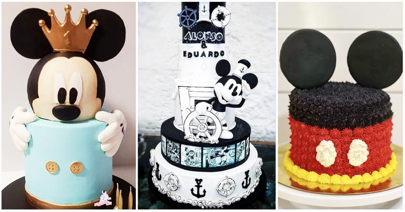 Cute Mickey Mouse Birthday Cake - Between The Pages Blog
