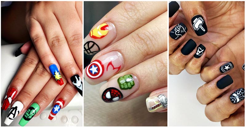 Avengers Nails Ideas