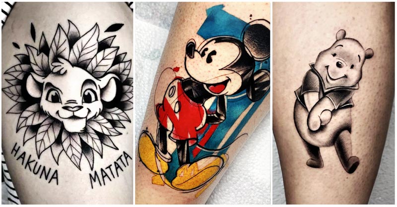 Набор детских татуировок Disney