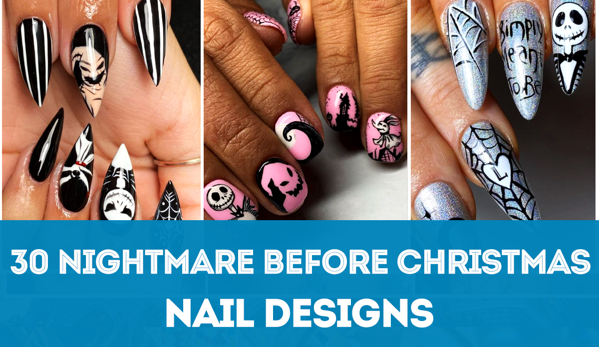 UPDATED] 30 Best Nightmare Before Christmas Nails