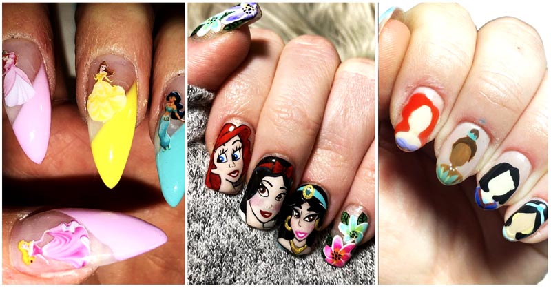 Disney Princess Nails Ideas