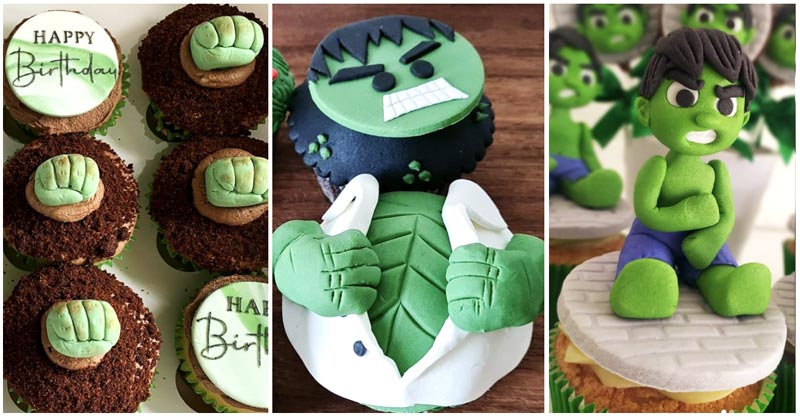 Hulk Cupcake Ideas